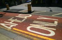 Carril bus de Londres