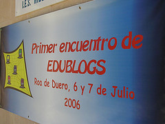 Cartel del Encuentro de Edublogs