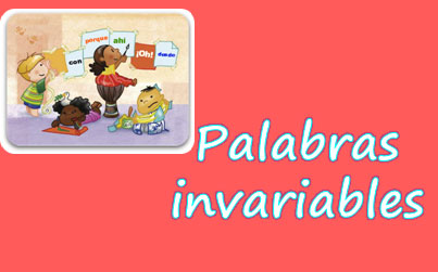 Palabras invariables